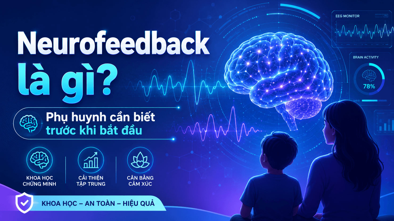 Neurofeedback là gì? Phụ huynh cần biết gì trước khi bắt đầu