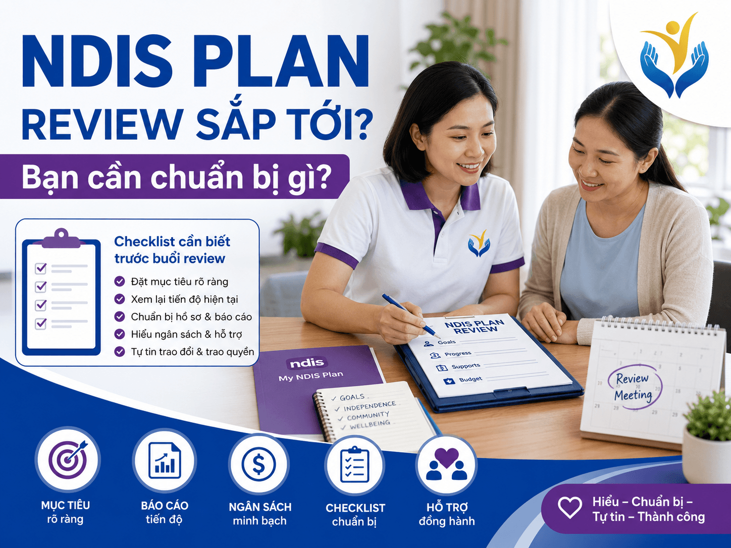 NDIS Plan Review sắp tới: Bạn cần chuẩn bị gì?