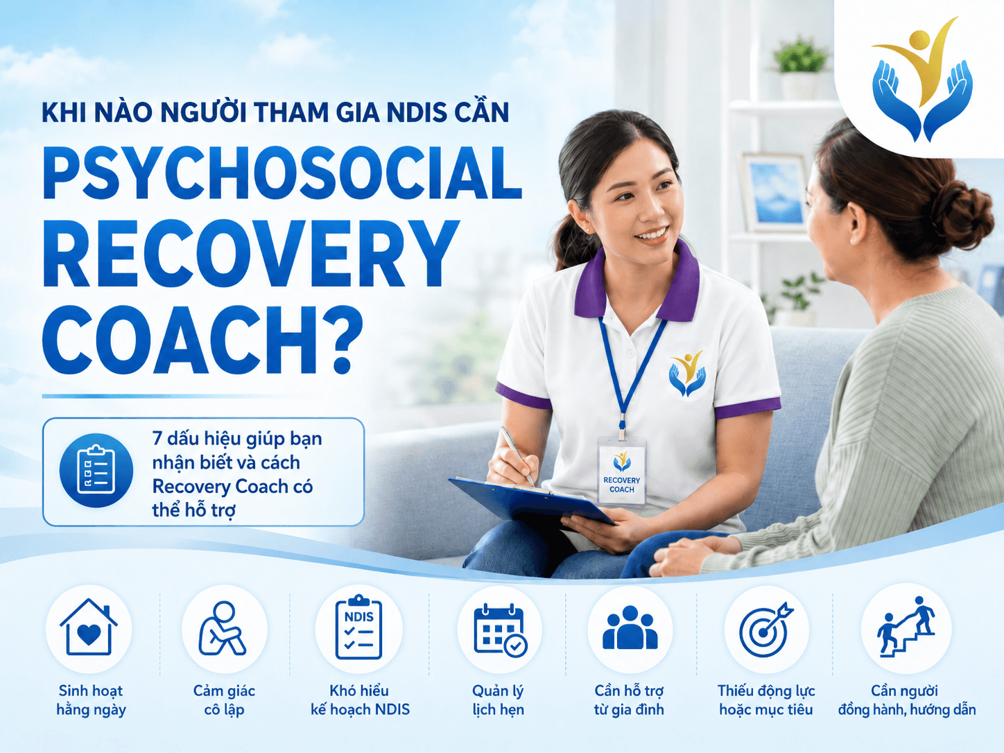 Khi nào người tham gia NDIS cần Psychosocial Recovery Coach?
