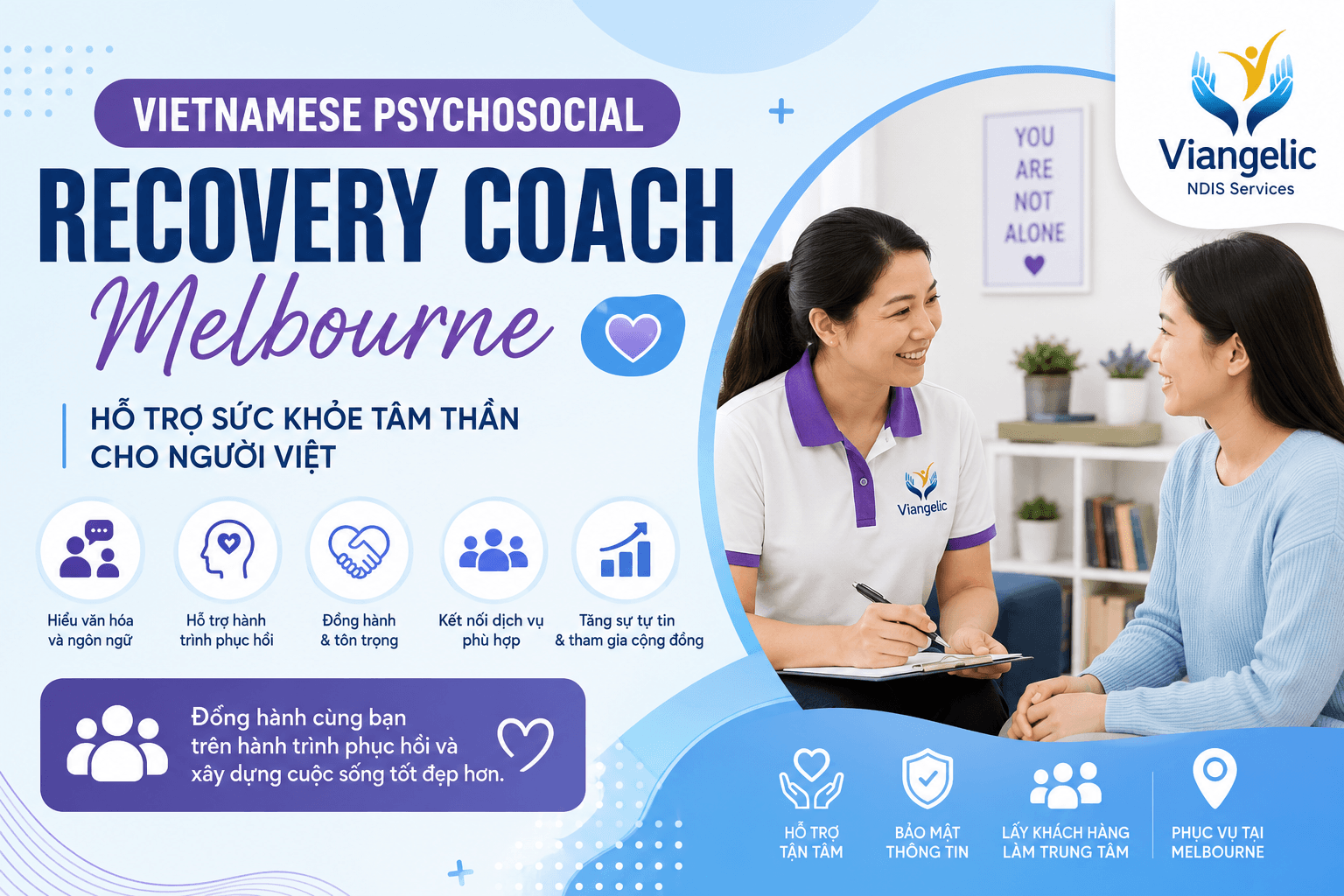 Vietnamese Psychosocial Recovery Coach: Hỗ trợ sức khỏe tâm thần cho người Việt